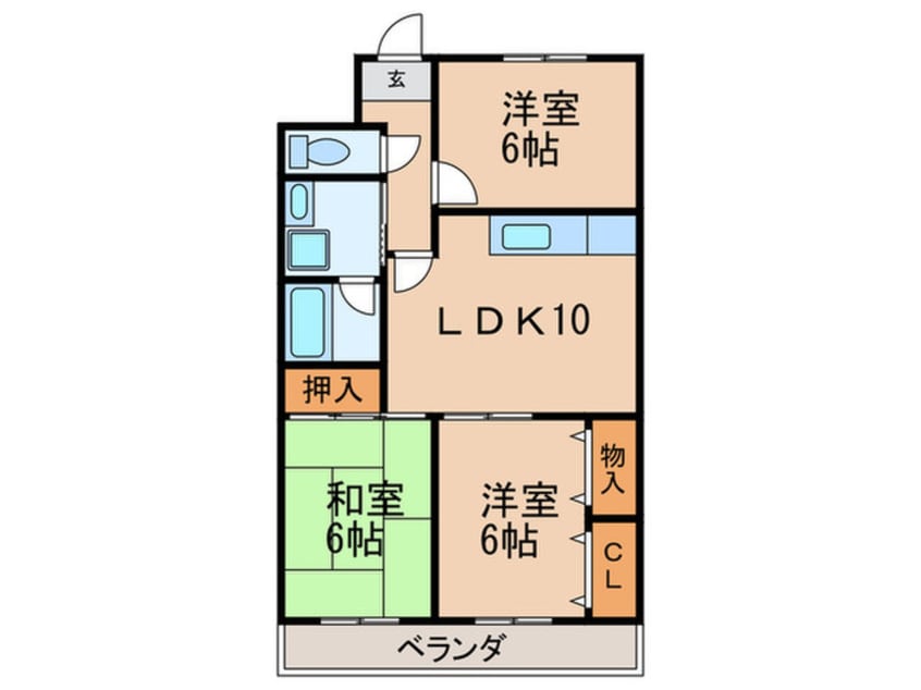 間取図 スカイパ－ク一社