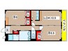プランド－ル鎌倉台Ⅱ 2LDKの間取り
