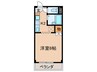 サ－プラス南出 1Kの間取り