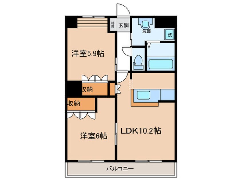 間取図 サンフォレスタ