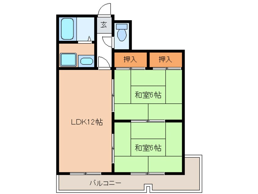 間取図 アベニュ－泉