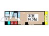 アメニティタツミ 1Rの間取り