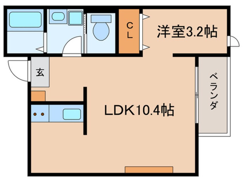 間取図 Patina中村本町