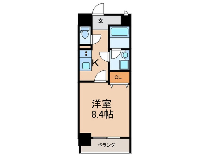 間取図 エクラン上前津