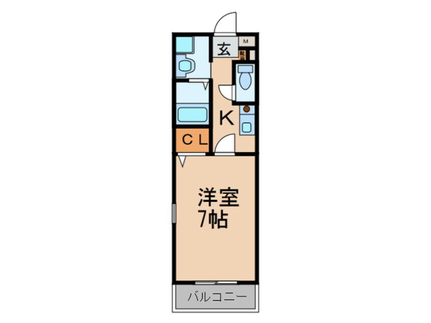 間取図 マ　メゾン志賀