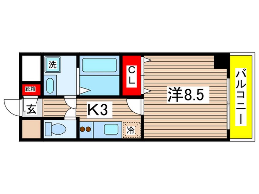 間取図 グランツ昭和館