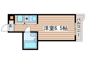 間取図 ﾁｻﾝﾏﾝｼｮﾝ丸の内第6（707）