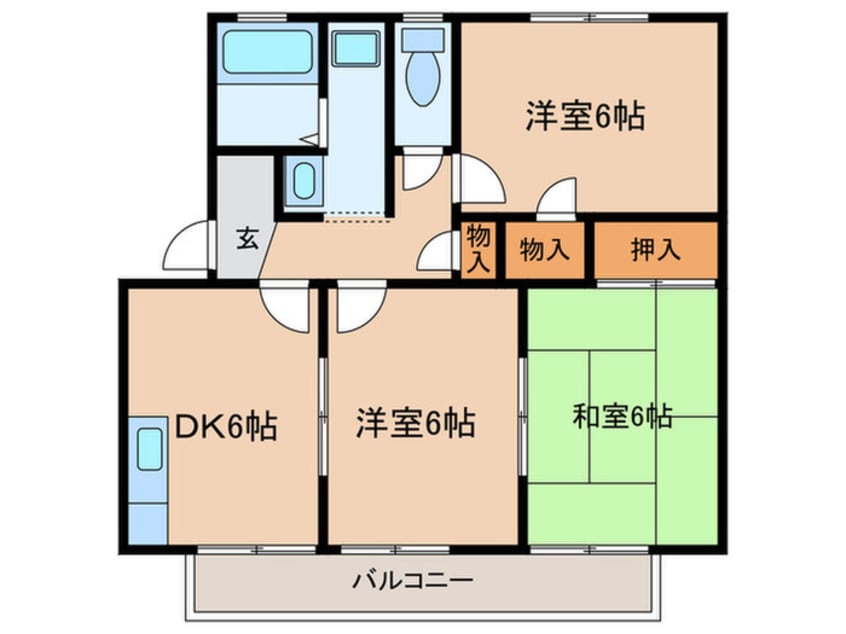間取図 コンフォートC