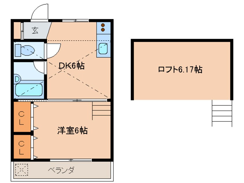 間取図 アクセスコ－トⅤ