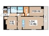 アルクス金山 2LDKの間取り