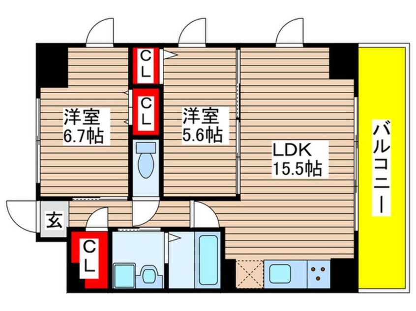 間取図 アルクス金山