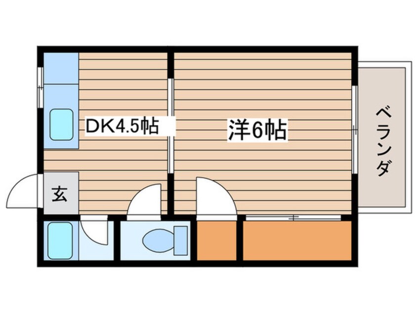 間取図 コーポユタカ