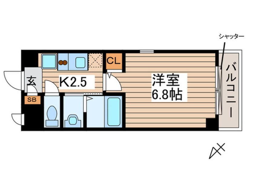 間取図 Ｎａｎｉ　Ｌｅｉ