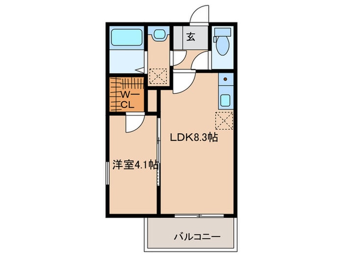 間取り図 仮）ジーメゾン草刈エルペシア