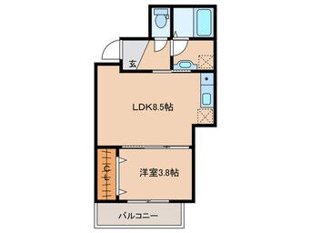 間取図 仮）ジーメゾン草刈エルペシア