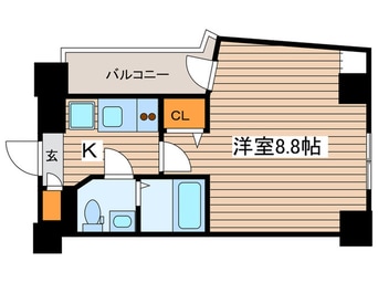間取図 ｴｽﾃﾑﾌﾟﾗｻﾞ名古屋・栄ﾌﾟﾚﾐｱﾑ(703)