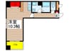 エクセル泉 1Rの間取り