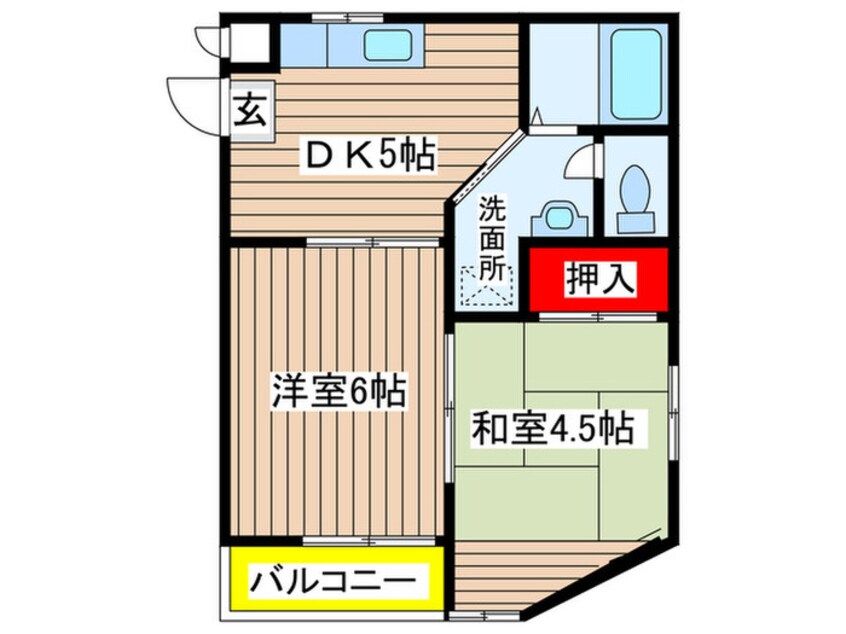 間取図 エポック鳴海