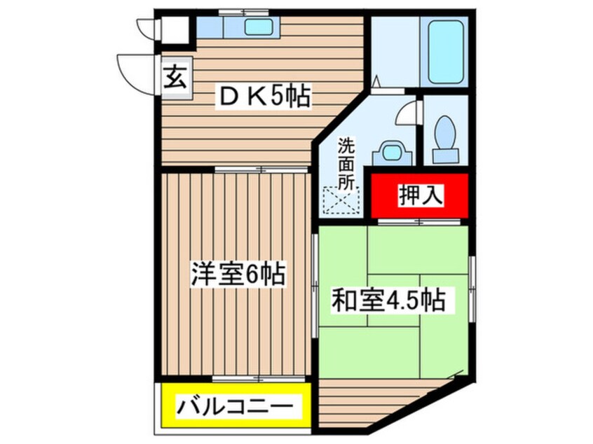 間取図 エポック鳴海