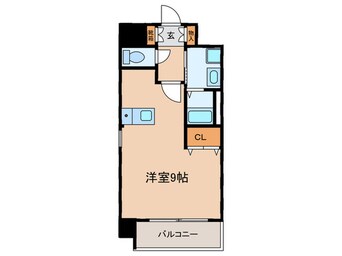 間取図 ﾌﾟﾚｻﾝｽ名古屋STATIONｻﾞ･ｼﾃｨ