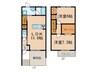 ライフステージ本郷 2LDKの間取り