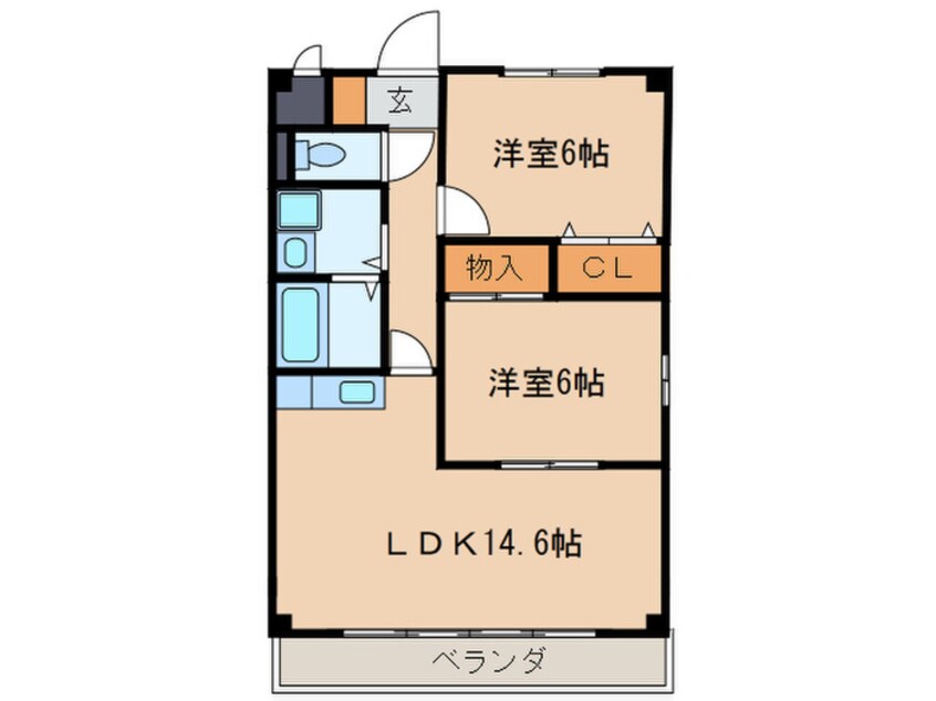 間取図 グランドステイ宮後