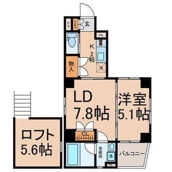 間取図 グランメールモリタ