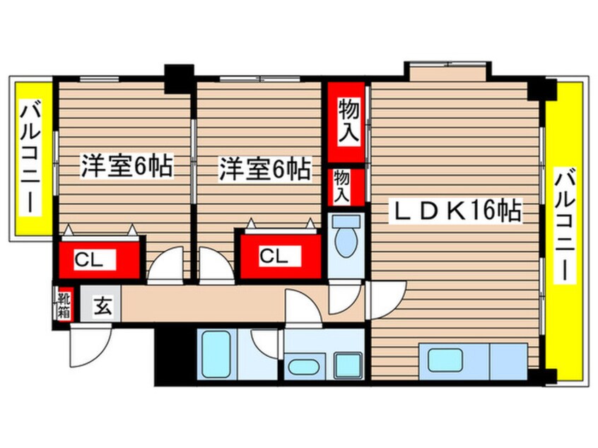 間取図 エクシブ平針