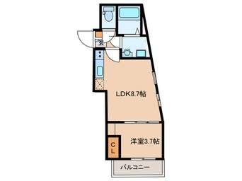 間取図 Ｃｈｅｒｉｍ並木