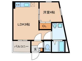 間取図 Ｃｈｅｒｉｍ並木