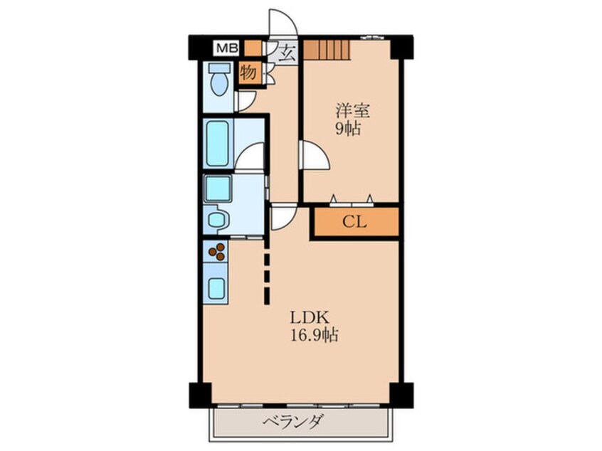 間取図 Ｐｌａｉｓｉｒ　Ｓａｋａｉ