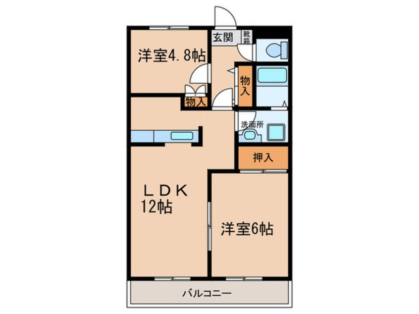 間取図 ＣＯＮＦＯＲＣＥ　東中島