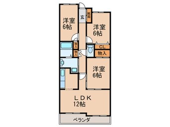 間取図 ランドマークⅡ