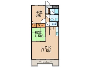 間取図 グランドハイリス上社
