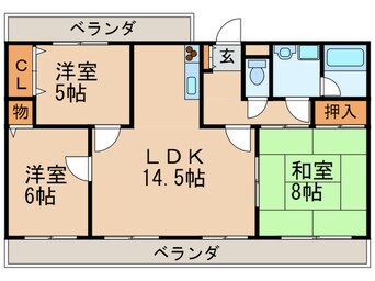 間取図 グランドハイリス上社