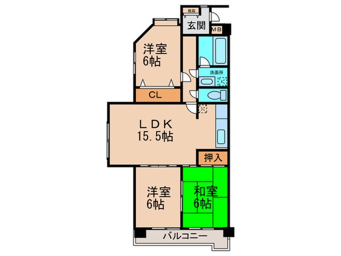 間取り図 グランドハイリス上社
