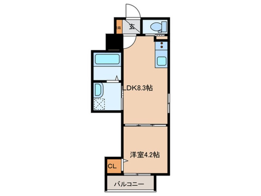 間取図 仮）F asecia demain