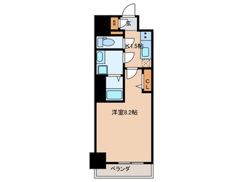 間取図 ｴｽﾘｰﾄﾞ新栄ﾌﾟﾗｲﾑ(710)