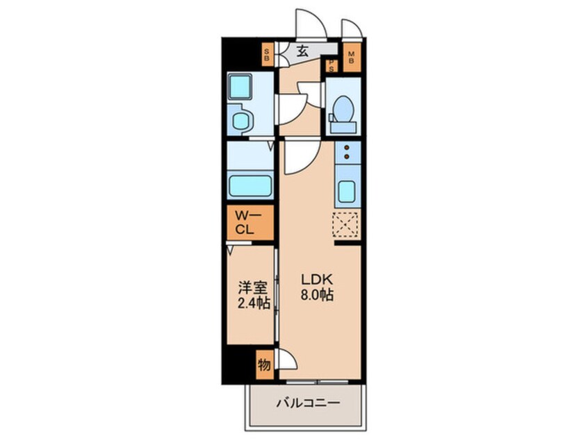 間取図 エスリード大曽根プレシャス