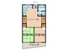 京源ハイツ 2LDKの間取り