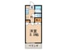 サンハイツ　東光 1Kの間取り