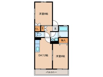 間取図 ハイカムール青山