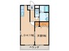レトアＫ２ 1LDKの間取り