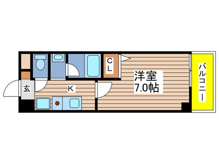 間取り図 コンドミニオ内田橋