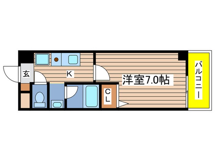 間取り図 コンドミニオ内田橋