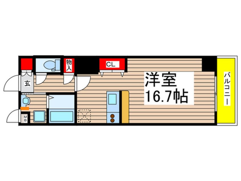 間取図 メゾンド－ル栄