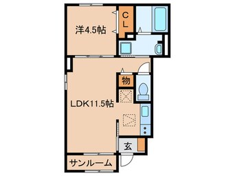 間取図 リュニック唯Ⅱ