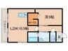レジデンス川菜 1LDKの間取り