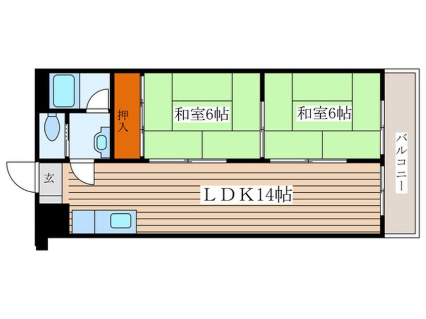 間取図 桜台ハイツ