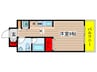 アプリーレ久屋大通公園 1Kの間取り